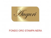 Etichette adesive auguri (mm 37x20) (cod. 3O)